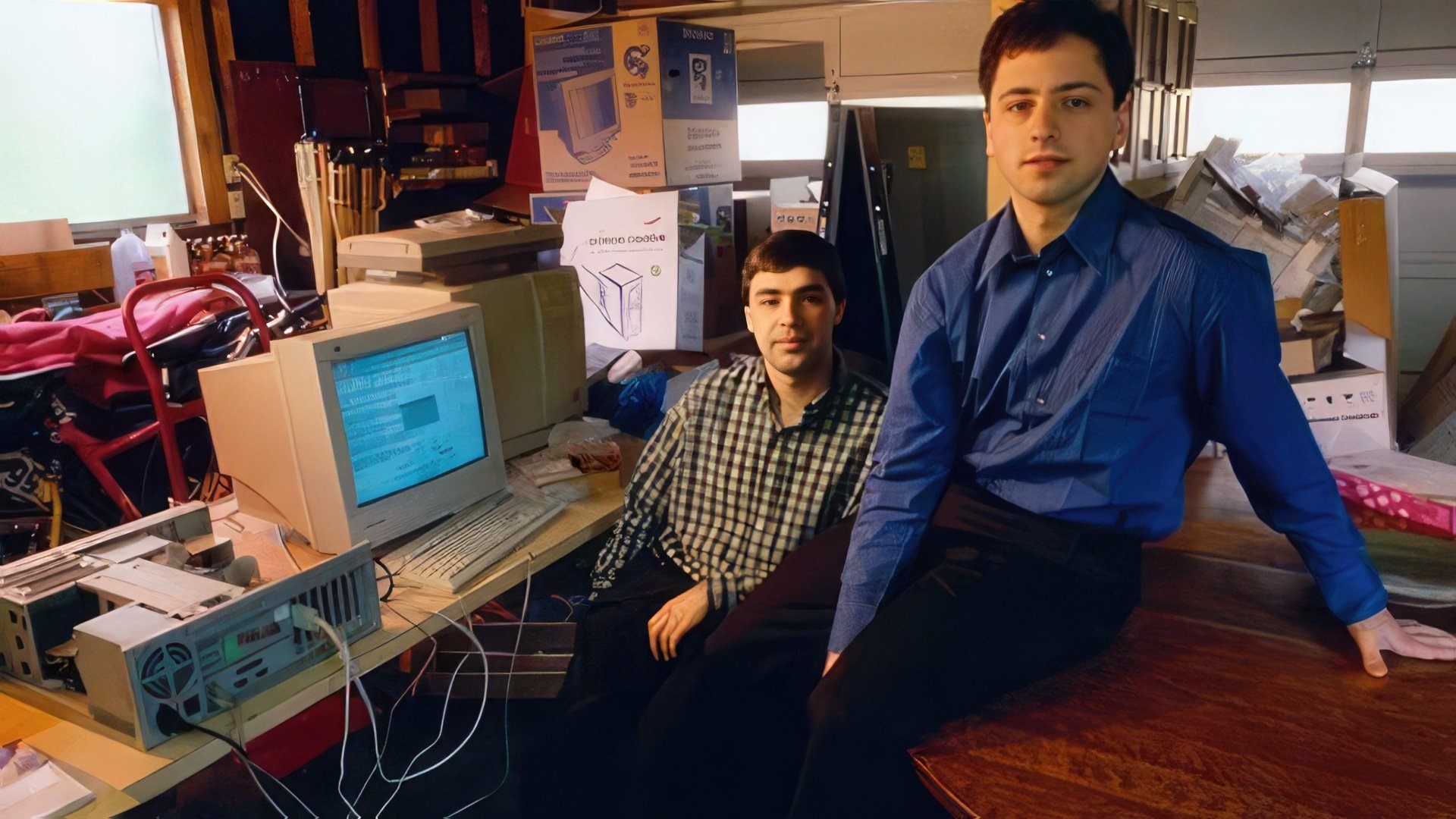 Сергей Брин и Ларри Пейдж создали Google
